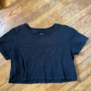 Black Crop Top